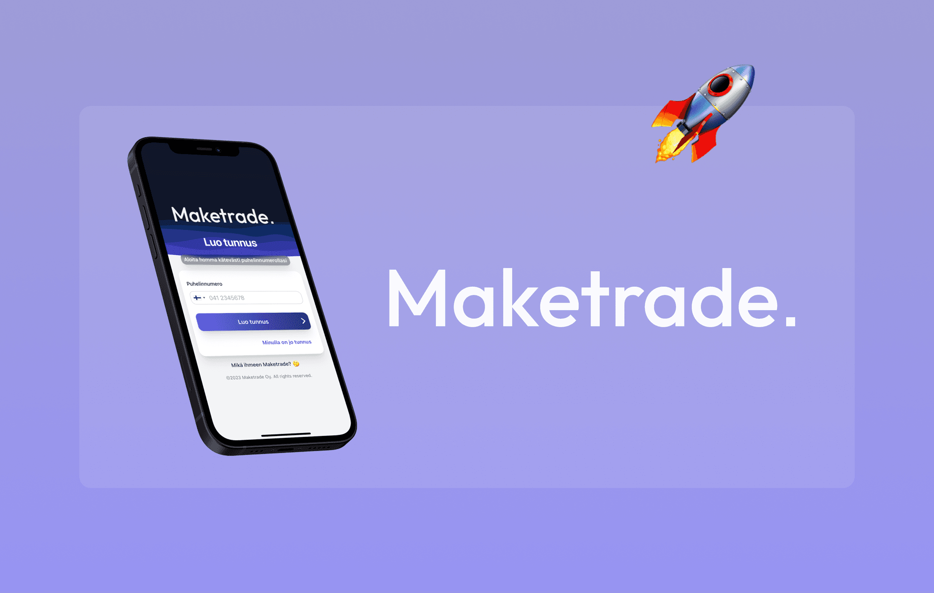 Esittelyssä Maketrade - Käy käytetyn tavaran kauppaa turvallisin mielin!