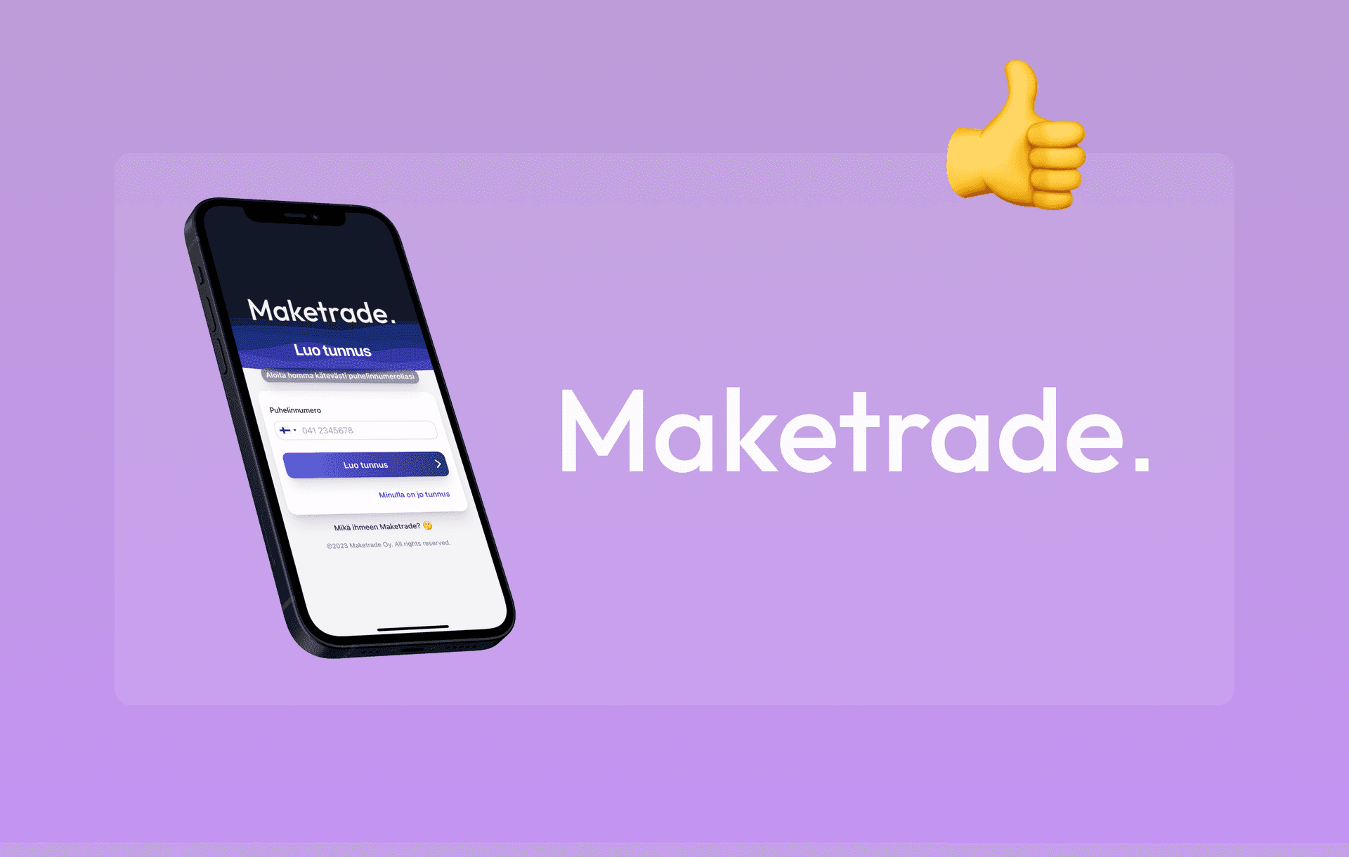 Viisi hyvää syytä käyttää Maketradea